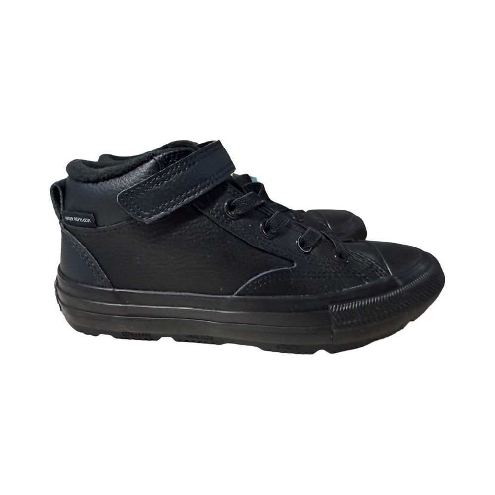 Converse Leather CTAS Malden Street Boot Mid Youth 2 Black Sneakers A04818C